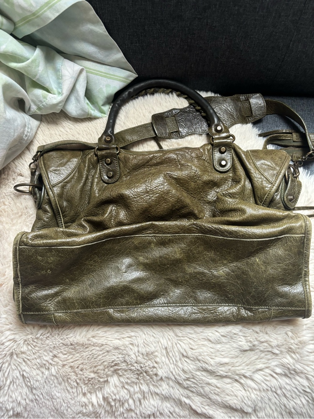 Balenciaga vintage Olive Green Classic City Bag - Picture 5 of 12